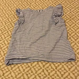 Jcrew Factory flutter sleeve top